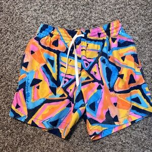 Chubbies Vibrant Abstract Swim Trunks